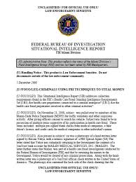 The doj and the fbi are engaged in a review of microscopic hair comparison analysis. Fbi U Fouo Les Criminals Using Fbi Techniques To Steal Money Public Intelligence