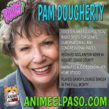 Pam Dougherty is a featured guest at Anime El Paso 2025. Did you know she  does much more than anime voice acting? Check out these little factoids.  Tickets are