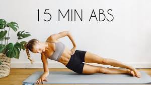 15 min total core ab workout at home no