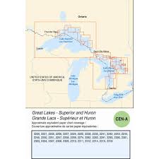 Canadian Hydrographics Cen A Electronic Charts Enc Great Lakes Superior And Huron