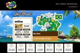 Pin Di Result Brazil Mega Lottery