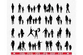 Download Free Vexels Transparent Png Or Svg Download Dad Walking With Son And Daughter Svg