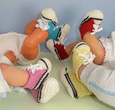 70+ free baby bootie & shoe patterns. Printed Instructions Baby Basketball Boots Sneakers Booties Knitting Pattern