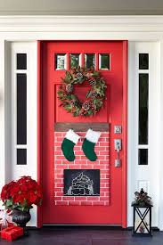 Christmas decorations at a sushi restaurant. 40 Diy Christmas Door Decorations Holiday Door Decorating Ideas Country Living