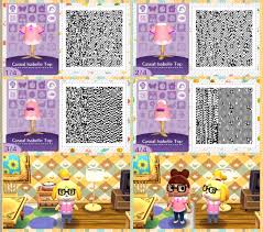 Animal Crossing New Leaf And Animal Crossing Happy Home Designer Casual Isabelle Top Qr Code This Animal Crossing Happy Home Designer Animal Crossing Qr