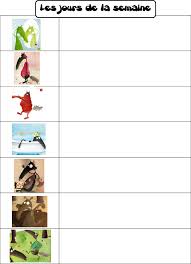 Pour apprendre le nom des jours de la semaine en cp ou en ce1, voici un jeu de cartes simple. Les Jours De La Semaine L Ecole De Crevette