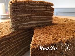 Russische Honigkuchen Medovnik Russischer Honigkuchen Honigkuchen Kochen Und Backen Rezepte