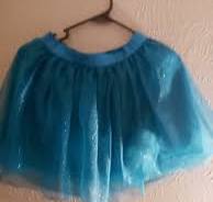 Cat & Jack Large Girls Skirt 10/12 Used Lace And Polyester (Lot R34)