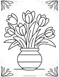 Flower Coloring Pages (Free Printables) - Superstar Worksheets