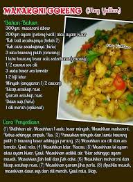 Tak mudah muak seperti makaroni bakar cheese. Resepi Makaroni Goreng Ayam Inibaruresepi Gobitage Com