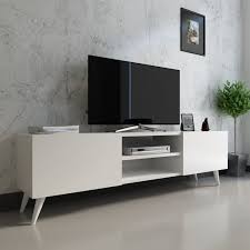 Uygun Tv Unitesi Beyaz Tv Unitesi Olculeri Genislik 150 Cm Derinlik 29 6 Cm Yukseklik 41 3 Cm Tv Unitesi Mobilya Ev Dekorasyonu