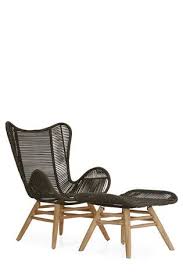 Bali Garden Chair And Footstool Wooden Garden Chairs Garden Furniture Sets Garden Chairs