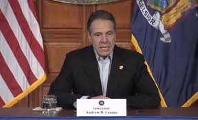 Andrew cuomo takes off his face mask before a news conference in new york on monday, april 19, 2021. Ny Gov Cuomo State To Begin Reopening Friday Includes Drive Ins Deadline