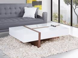 Coffee Table White And Dark Wood Mirandela Beliani Co Uk Centre Table Living Room Center Table Living Room Coffee Table Design Modern