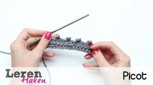 Leren Haken 11 Picot Haken Haken Breien En Haken Breien Haken