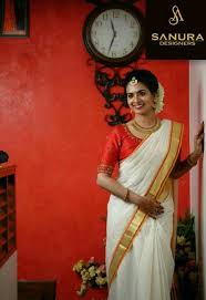 Onam saree kasavu saree saris set saree kerala kerala traditional saree kerala engagement dress kerala saree blouse designs kerala bride saree gown. 100 Kerala Traditional Mallu Style Ideas In 2021 Set Saree Kerala Saree Saree Designs