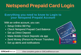 Netspend doesn't require a credit check and you don't have to keep a minimum balance. Netspend Prepaid Card Login Plus Activate New Card Gift Cards And Prepaid Cards