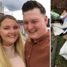 Young couple spends year and £10,000 renovating first home which is flooded  week before they move in