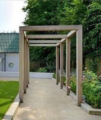 Eenvoudige Pergola Over Een Oprit Google Search Buiten Pergola Pergola Patio Achtertuin Pergola