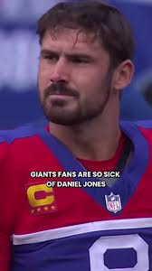 Giants fans are SICK of Daniel Jones 😬 #danieljones #nygiants #nfl