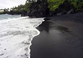 Black Sand Beaches In Iceland El Salvador Black Sand Beach Hawaii Barrel Big Waves Volcanic Sand Black Sandy Beaches Black Sand Beach Beach Sand Black Sand