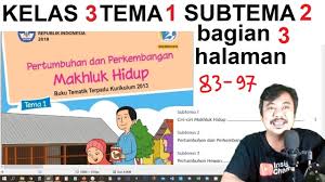 Aug 18, 2020 · belajar dari rumah kunci jawaban tema 1 kelas 2 halaman 97 98 99 100 101 102 103 104 105 buku tematik pembelajaran 1 halaman 97, 98, 99, 100, 101, 102, 103, 104 dan. Tema1 Kelas 3 Sub Tema 2 Hal 83 97 Pertumbuhan Dan Perkembangan Mahluk Hidup Youtube