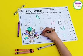 This blog will be a master piece to start learning a language. Free Turkey Alphabet Tracing Printables The Kindergarten Connection