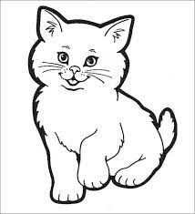 Gambar kucing untuk mewarnai 1. Koleksi Gambar Mewarna Kucing Comel