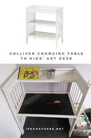 Give The Changing Table A Few More Useful Years Transform An Ikea Gulliver Changing Table In Ikea Changing Table Hack Ikea Changing Table Baby Changing Tables