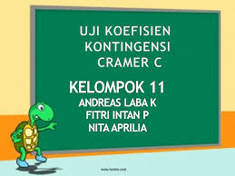 Di dalam setiap kolom dan barisnya memiliki sebuah subvariabel. Kelompok 11 Uji Koefisien Kontingensi Cramer C Andreas Laba K Ppt Download