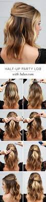Lulus How To Half Up Party Lob Hair Styles Diy Hairstyles Easy Long Hair Styles
