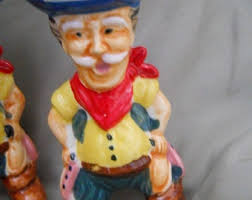 RARE Little Joe Cowboy Salt and Pepper Shakers