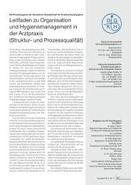 Als innovativer zahnarzt arbeitet dr. Leitfaden Zu Organisation Und Hygienemanagement In Der Arztpraxis