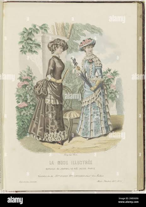 Victorian fashion magazine hi-res stock photography and images - Alamy