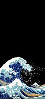 4k ultra hd 8k ultra hd. The Great Wave Off Kanagawa Amoled Black Iphone X Wallpapers Iphone X Wallpapers Hd