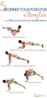 5 Beginner Yoga Poses For A Strong Core Social Hermit Yoga For Beginners Easy Yoga Easy Yoga Workouts