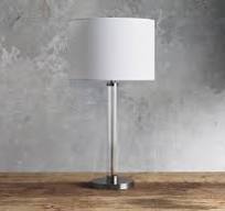 Glass Column Table Lamp