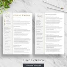 The template has 2 pages and a cover . 27 Best 2 Page Resume Templates Ideas Resume Template Resume Templates Resume
