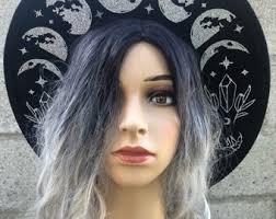 Mystical Moon festival Fedora Witchy Hat Wide Brim