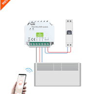 Smart Room Electrical Heating WiFi Thermsotat Module with Fil Pilot Wire  Thermostat