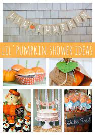 21 Little Pumpkin Baby Shower Ideas Pretty My Party Party Ideas Baby Shower Pumpkin Baby Shower Fall Halloween Baby Shower