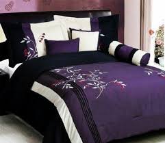 Black And White King Size Bedding Purple And White Bedding Purple Bedding Purple Comforter Comforter Sets
