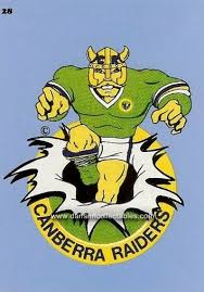Download free canberra raiders vector logo and icons in ai, eps, cdr, svg, png formats. 1992 Dandy Rugby League School Book Card No 28 Canberra Raiders Logo 9273