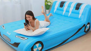 New Big Inflatable Bed Home Double Air Bed Air Mattress Thickened Portable Air Bed Outdoor Air Bed Air Bed Inflatable Bed Air Mattress