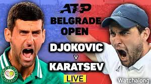 Novak djokovic vs roger federer full match | australian open 2016 semi finalaustralian open tv. Djokovic Vs Karatsev Atp Belgrade Open 2021 Live Gtl Tennis Watchalong Youtube