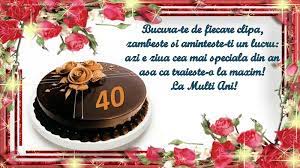 Felicitari Cu Ziua De Nastere 40 Ani Felicitari Si Mesaje Mesajeurarifelicitari Com