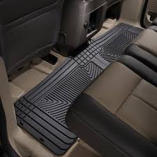 Weathertech W25 All Weather 2nd Row Black Floor Mats Weather Tech Black Floor Weather Tech Floor Mats