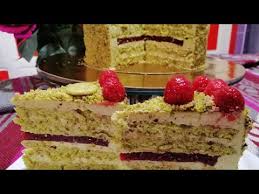 Russe Pistache Aux Framboises كيكة الفستق Youtube Deserts Food Cheesecake