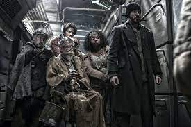 Snowpiercer is a futuristic thriller set seven years after the world has become a frozen wasteland, and the remnants of humanity inhabit a gigantic, perpetually moving train that circles the globe. Snowpiercer