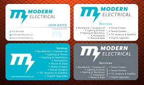 Download this free vector about electrician man business card template, and discover more than 13 million professional graphic resources on freepik. Modern Bold Electrician Business Card Design For Modern Industries Limited By Sbss Design 1536174